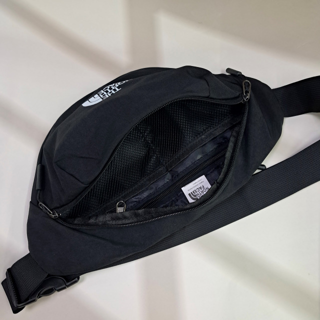Сумка через плече, Сумка-бананка The North Face, чорна
